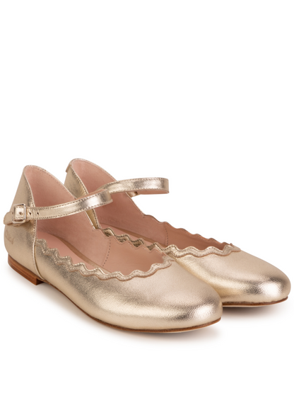 Chloe Ballerina Shoes  Rose Gold_C19149-32C