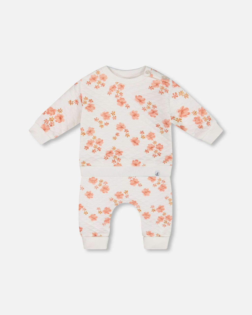 Deux Par Deux Baby Quilted Top & Pant Set_ G30A14 - NorthGirls