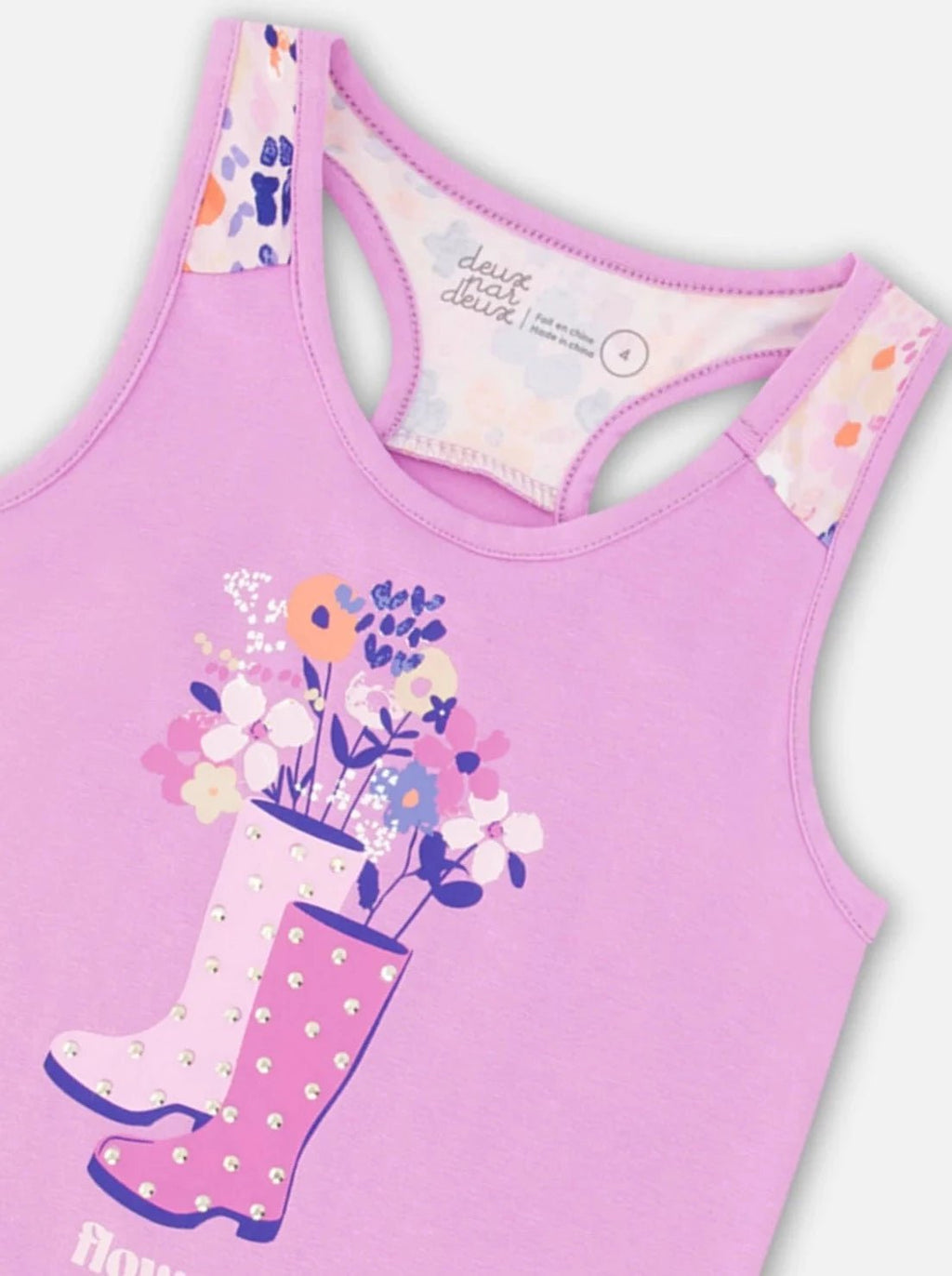 Deux Par Deux Lavender Organic Cotton Tank Top_ F30I71 - 515 - NorthGirls