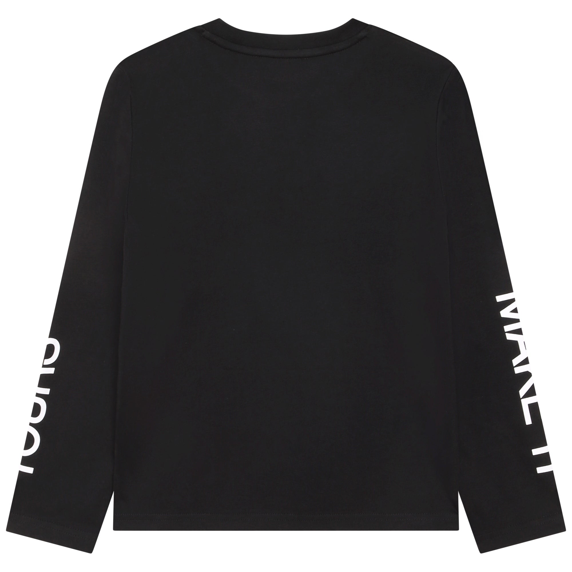 DKNY Junior Black Organic Cotton Long Sleeve T-Shirt _D55007 - 09B - NorthGirls