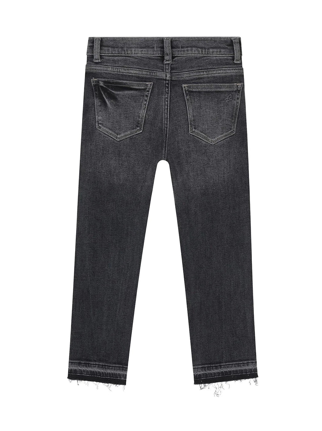 DL1961 Emie Straight Tornado Black Jeans _26450 - NorthGirls