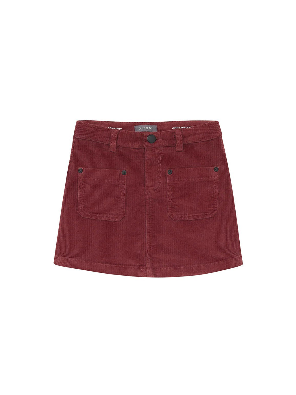 DL1961 Jenny Mini Corduroy Paprika Red Skirt _26468 - NorthGirls