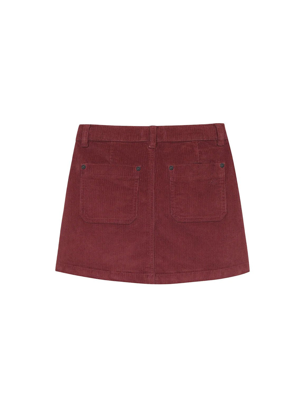 DL1961 Jenny Mini Corduroy Paprika Red Skirt _26468 - NorthGirls