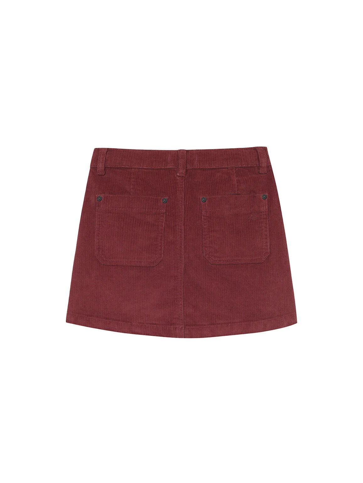 DL1961 Jenny Mini Corduroy Paprika Red Skirt _26468 - NorthGirls