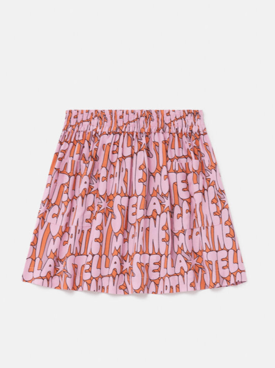 Girl Cosmic Stella Lettering Skirt - NorthGirls