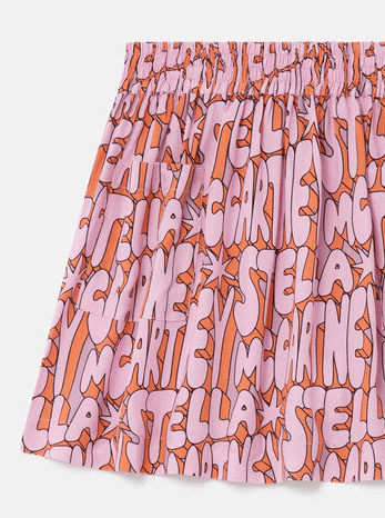 Girl Cosmic Stella Lettering Skirt - NorthGirls