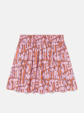 Girl Cosmic Stella Lettering Skirt - NorthGirls