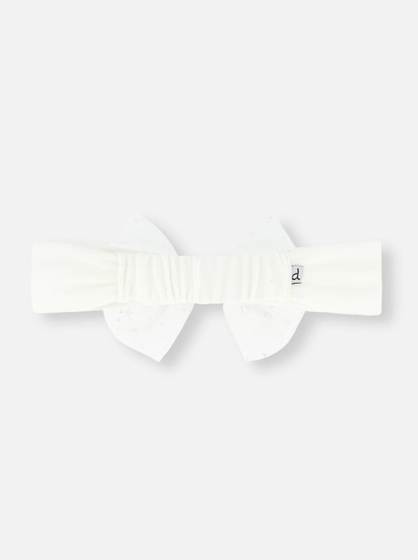 Girl Headband With Glittering Tulle Bow - NorthGirls