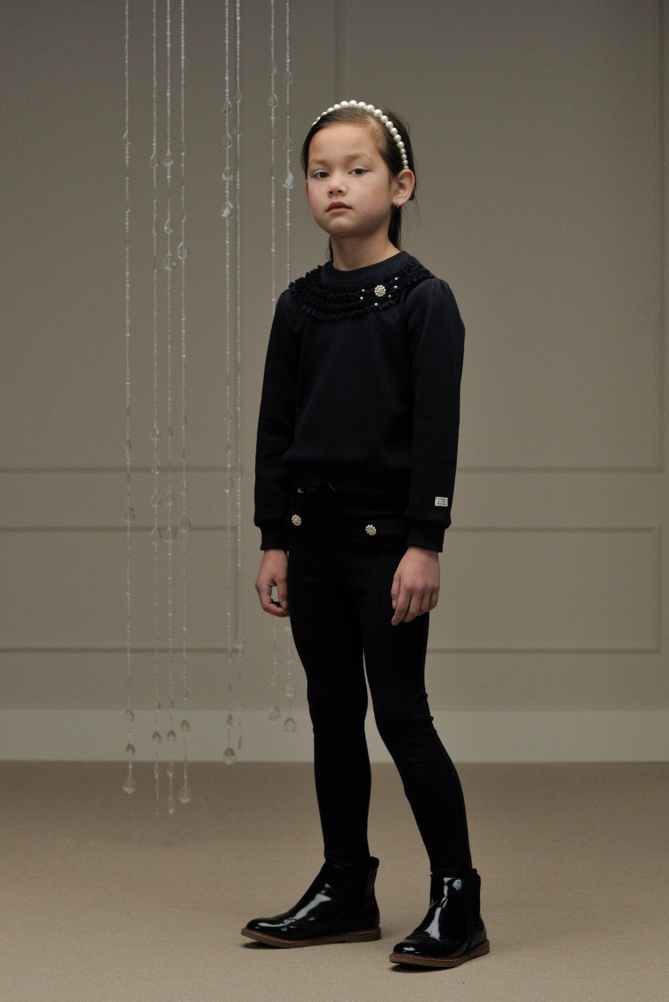 Girls Fancy Knit Ruffles Sweater - NorthGirls