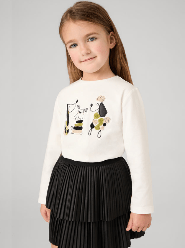 Girls Layered Pleated Skirt - NorthGirls