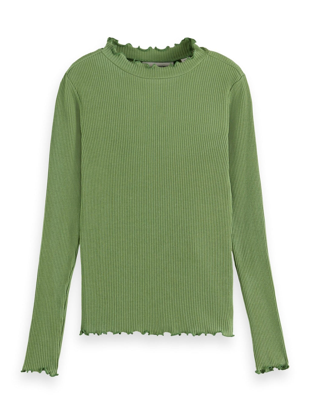 Girls Long - Sleeved Ribbed T-Shirt - NorthGirls