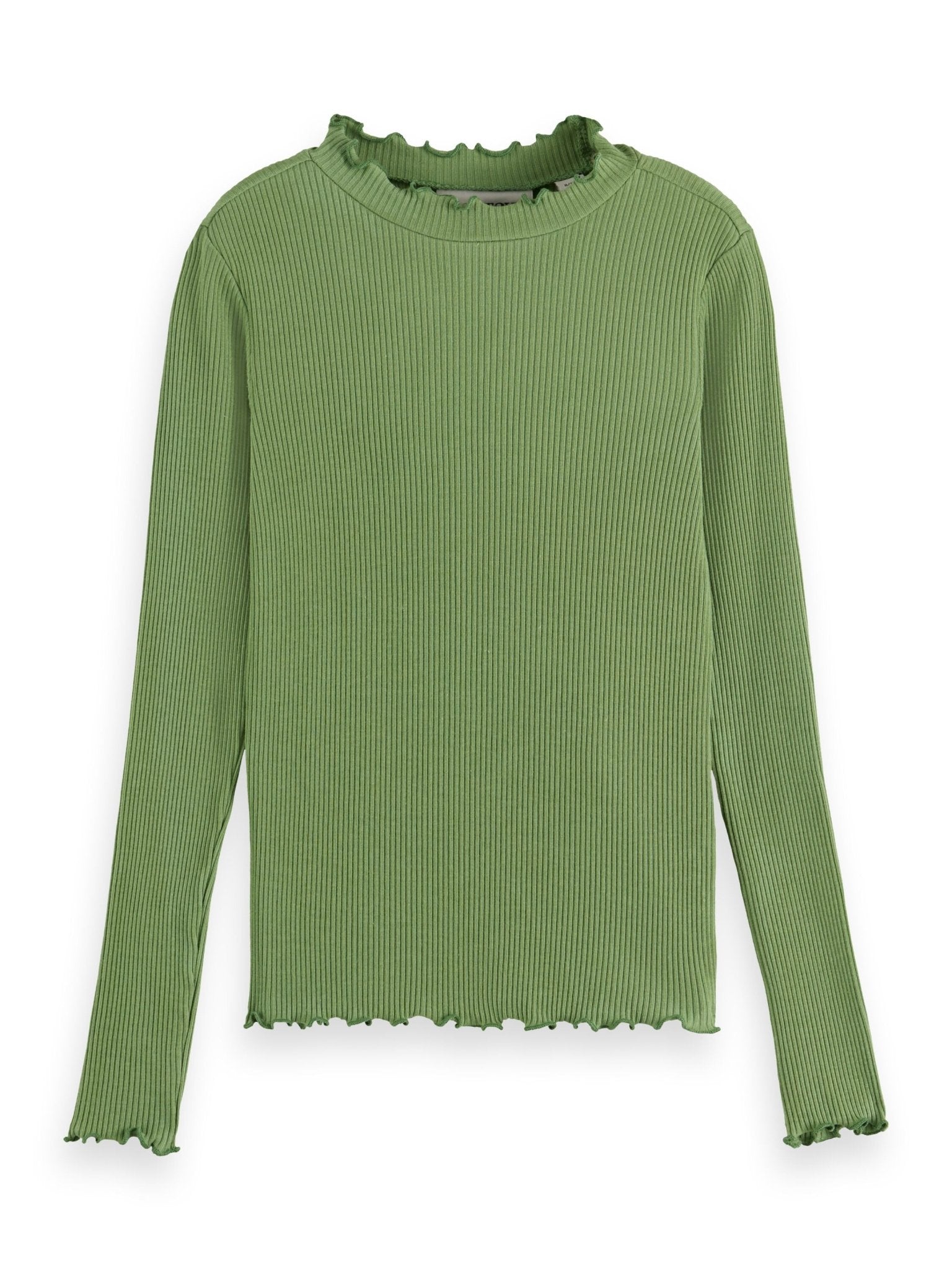 Girls Long - Sleeved Ribbed T-Shirt - NorthGirls