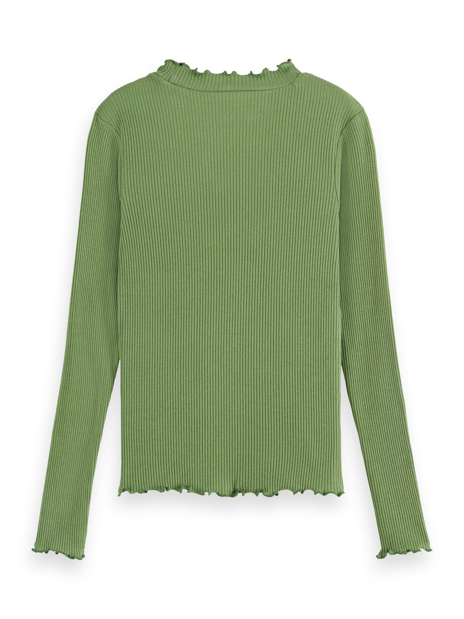 Girls Long - Sleeved Ribbed T-Shirt - NorthGirls