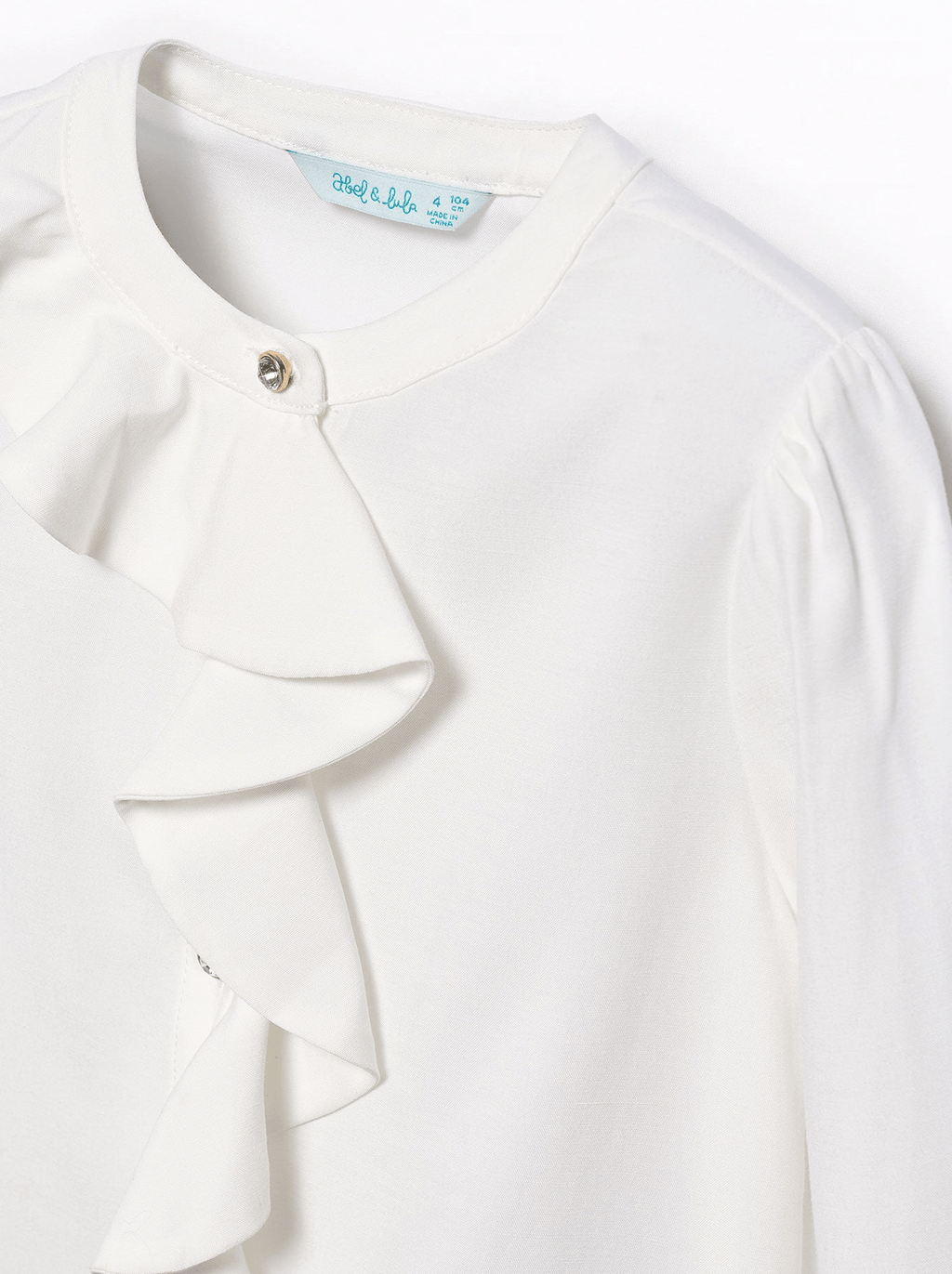 Girls Ruffled Long Sleeve Blouse - NorthGirls