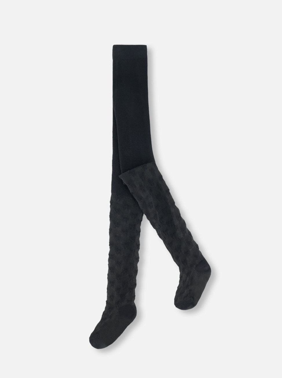 Girls Tights With Tonal Bow Jacquard - NorthGirls