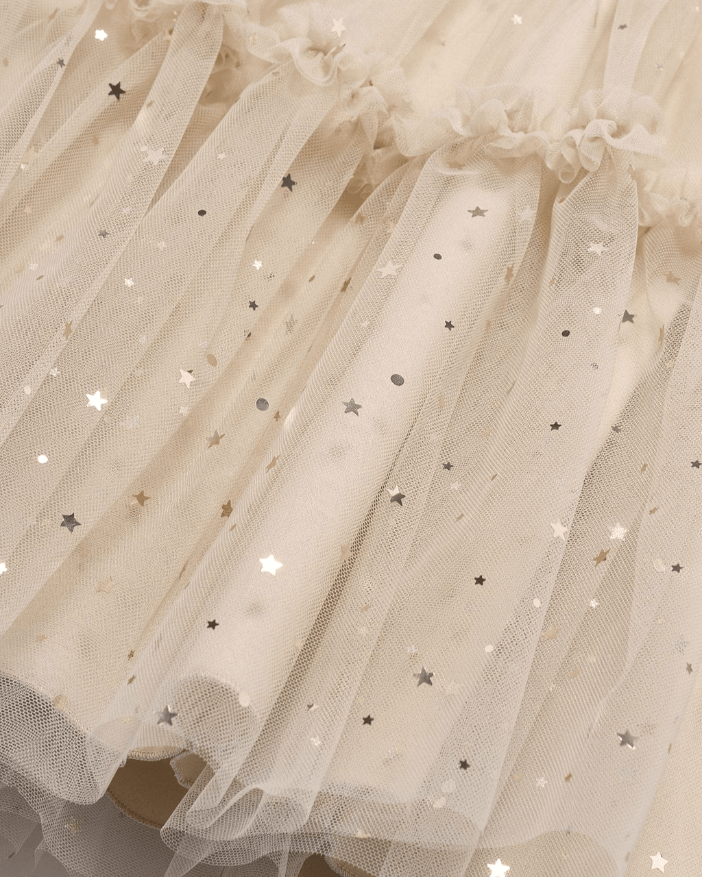 Girls Tulle and Star Long Sleeve Dress - NorthGirls