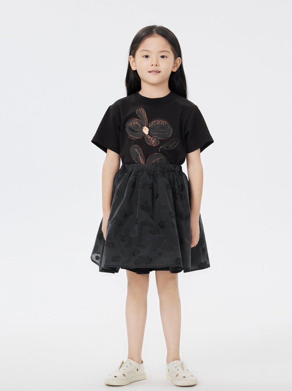 JNBY Black Graphic T-Shirt _ 1N3113980 - 001 - NorthGirls