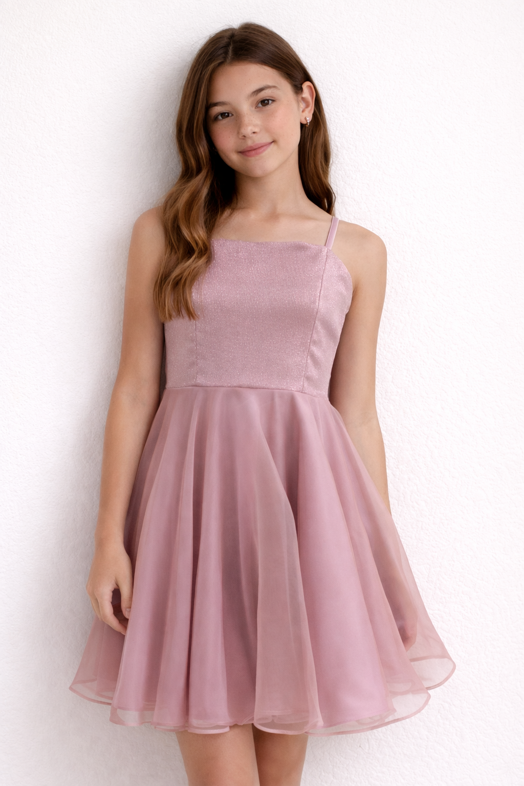 dear daisy JODI Satin & Organza Dress