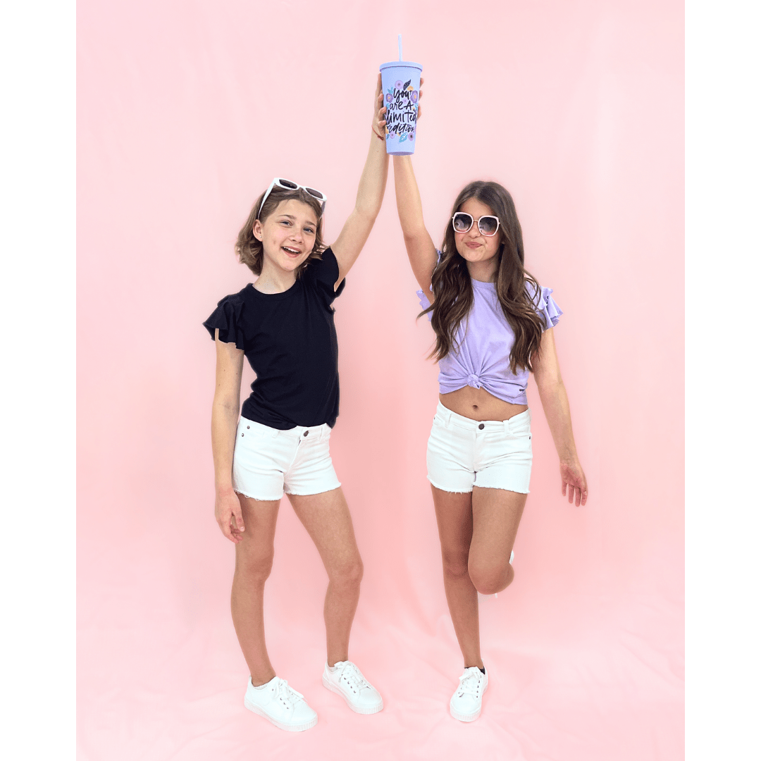 KatieJ Flutter S/S Blouse _Lilac 89805 - 004 - NorthGirls