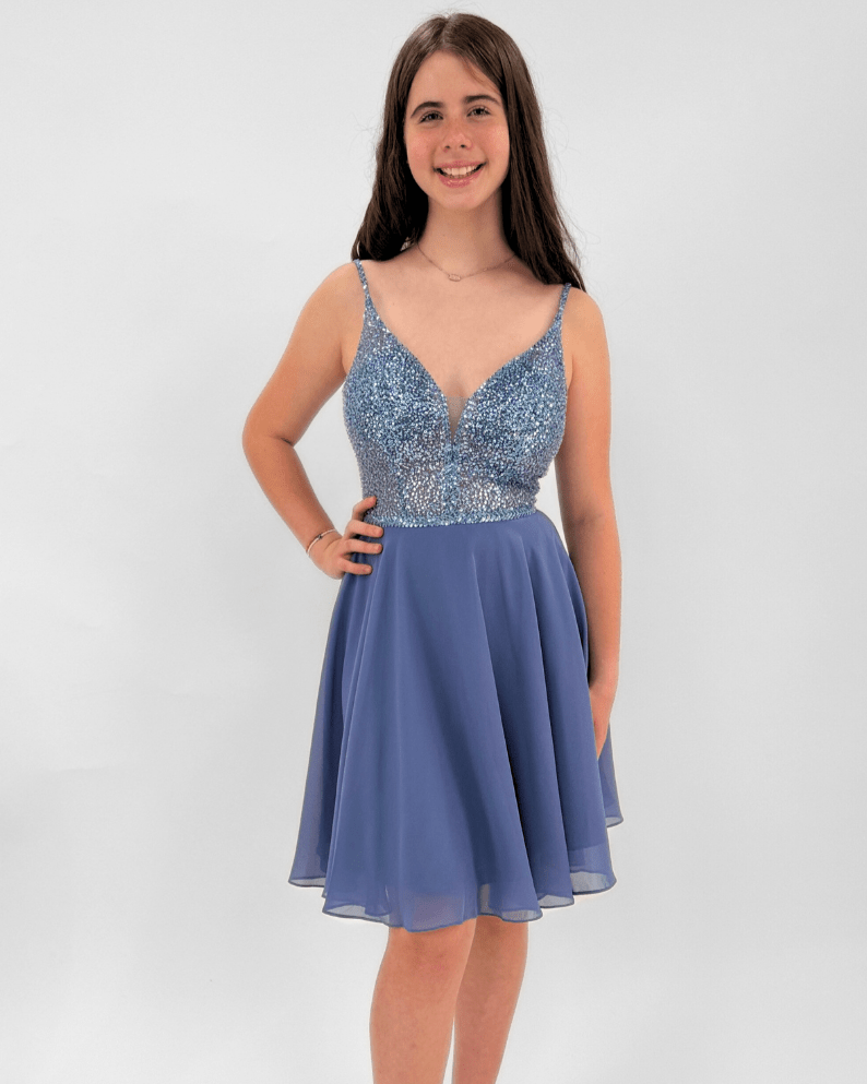 Ladivine A - Line Silhouette Cocktail Dress _ CD0226 - NorthGirls