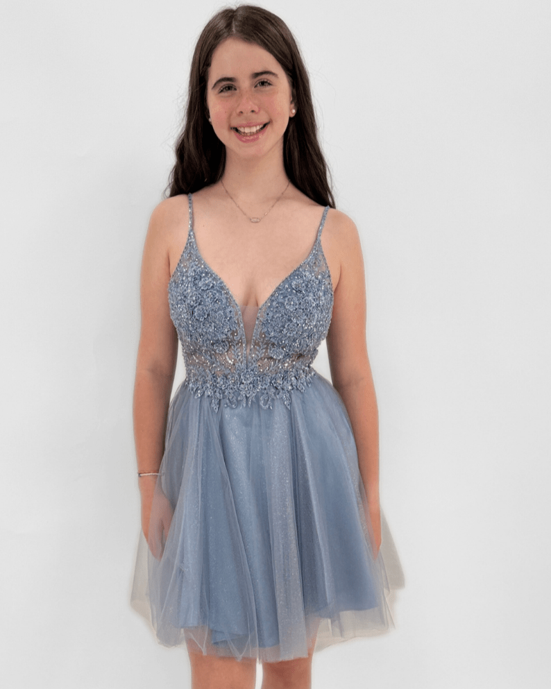 Ladivine Short A - Line Cocktail Dress _CD0190 - NorthGirls