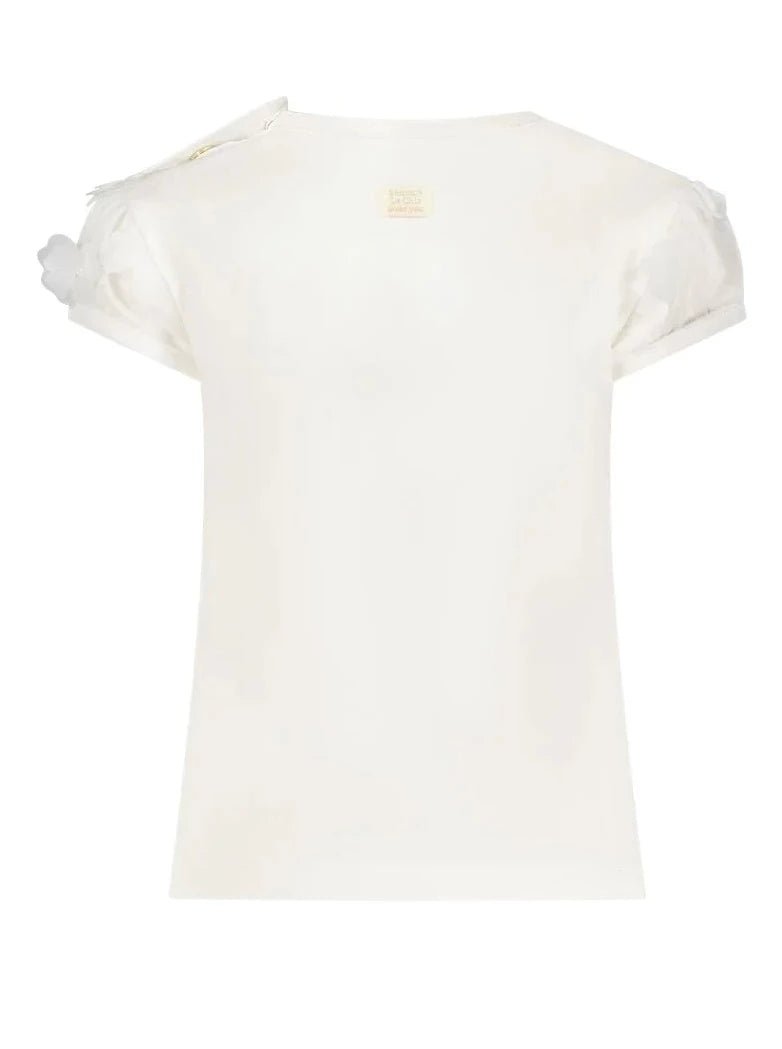 Le Chic Baby Noshy Flower Voile T-Shirt Off White_C312 - 7400 - 003 - NorthGirls