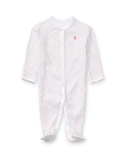 Ralph Lauren Baby Girls Floral Cotton Coverall