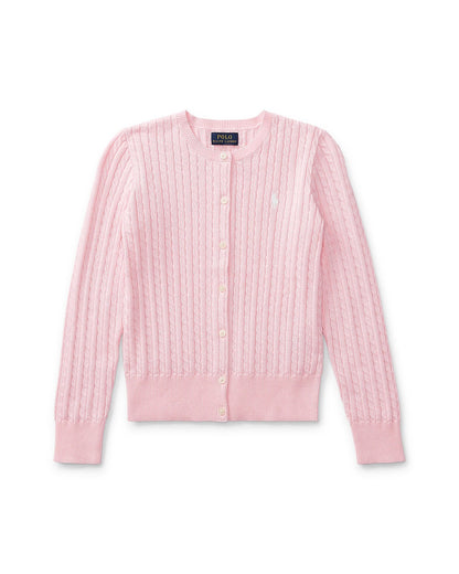 Ralph Lauren Girls Cable Cotton Cardigan