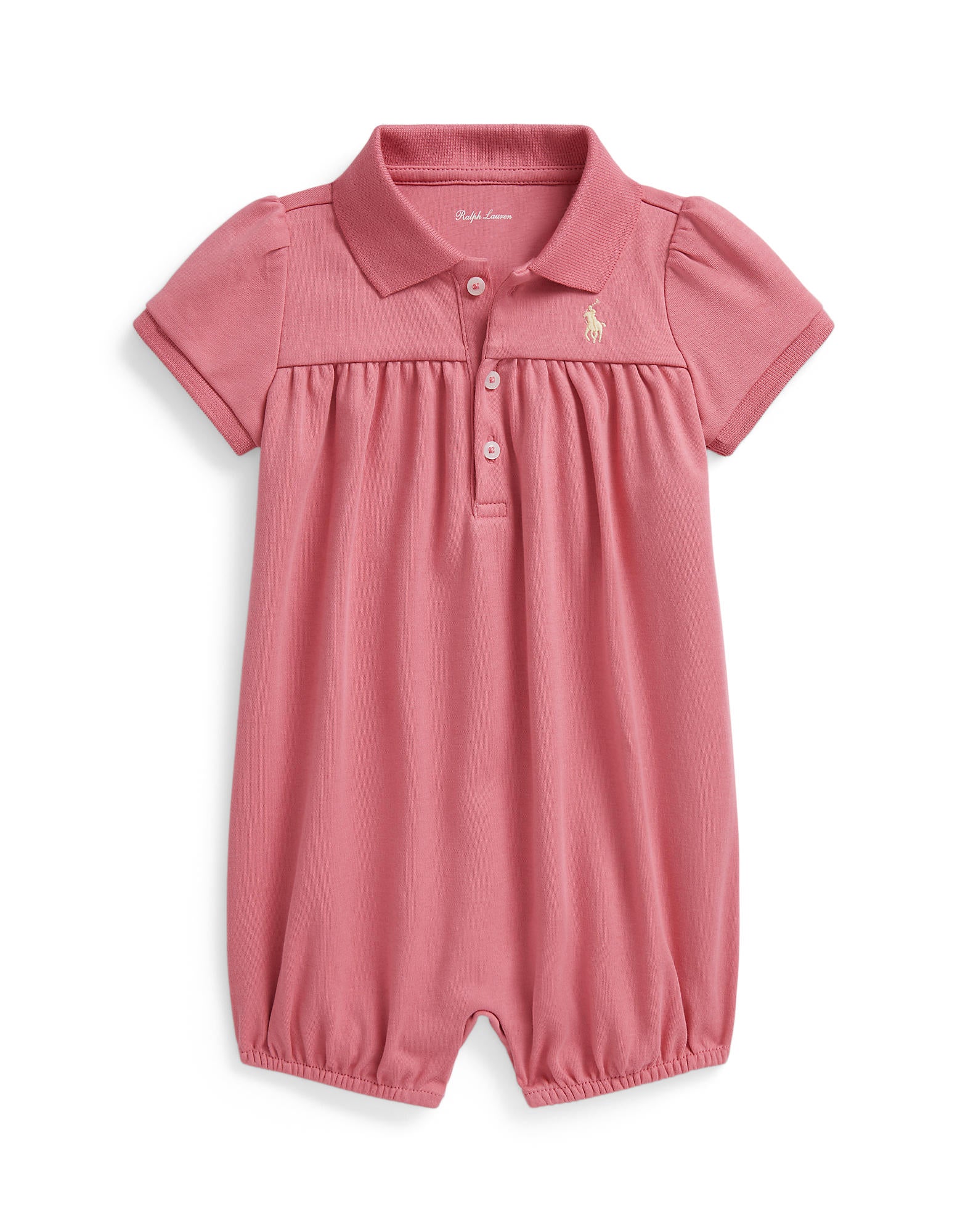 Ralph Lauren Baby Girls Short Sleeve Romper