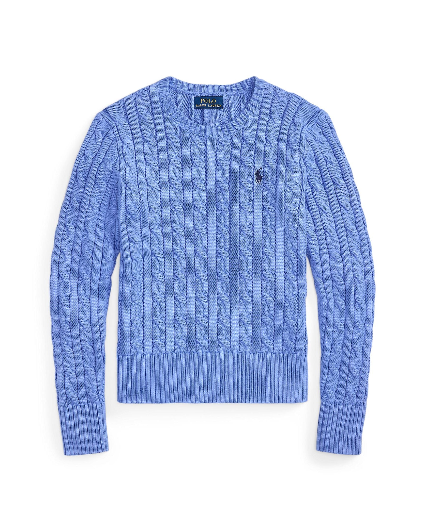 Ralph Lauren Girls Cable-Knit Cotton Sweater