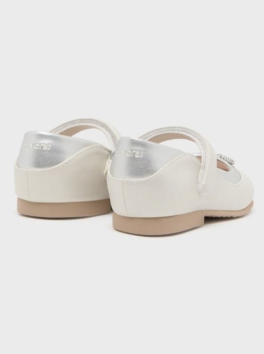 Mayoral Baby Ceremony Mary Janes Silver_41440 - 073 - NorthGirls