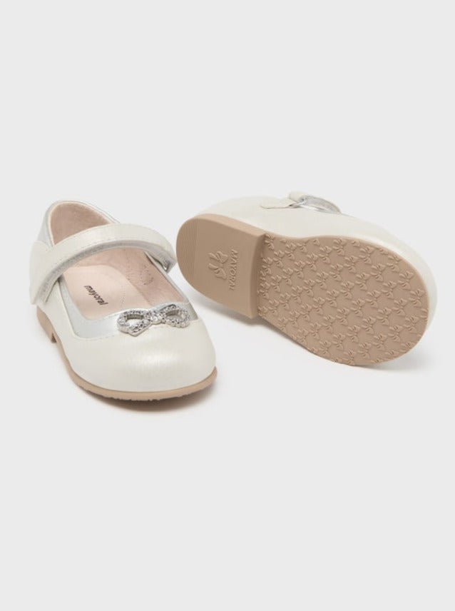 Mayoral Baby Ceremony Mary Janes Silver_41440 - 073 - NorthGirls