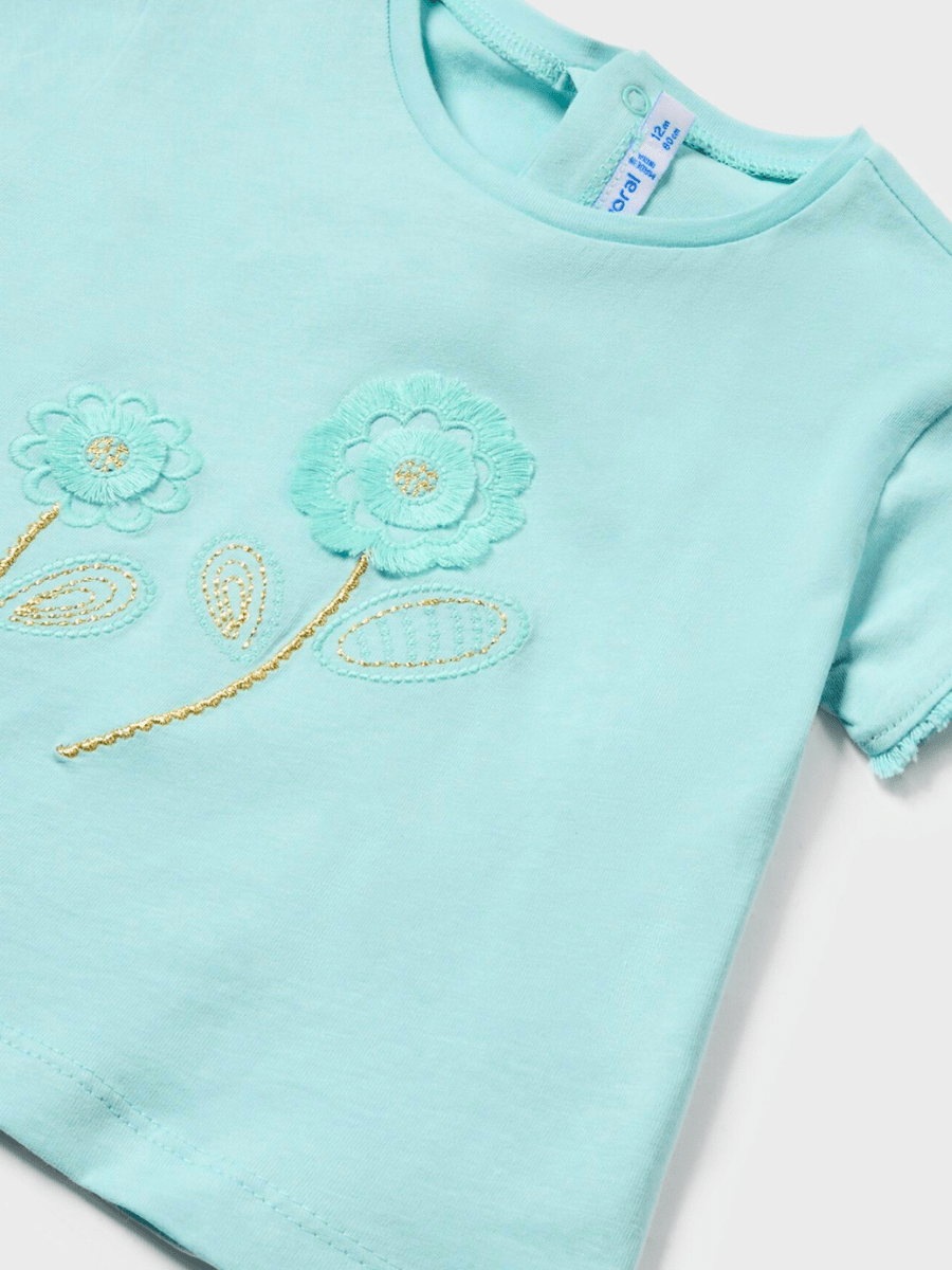 Mayoral Baby Girl Embroidered T-Shirt_ 1009 - 54 - NorthGirls