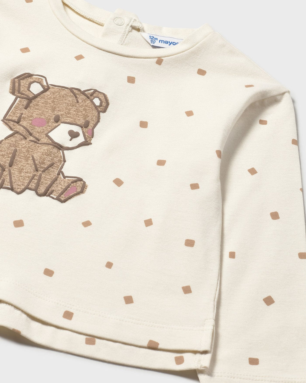 Mayoral Baby Girls Printed Long Sleeve T-Shirt_ 2077 - NorthGirls