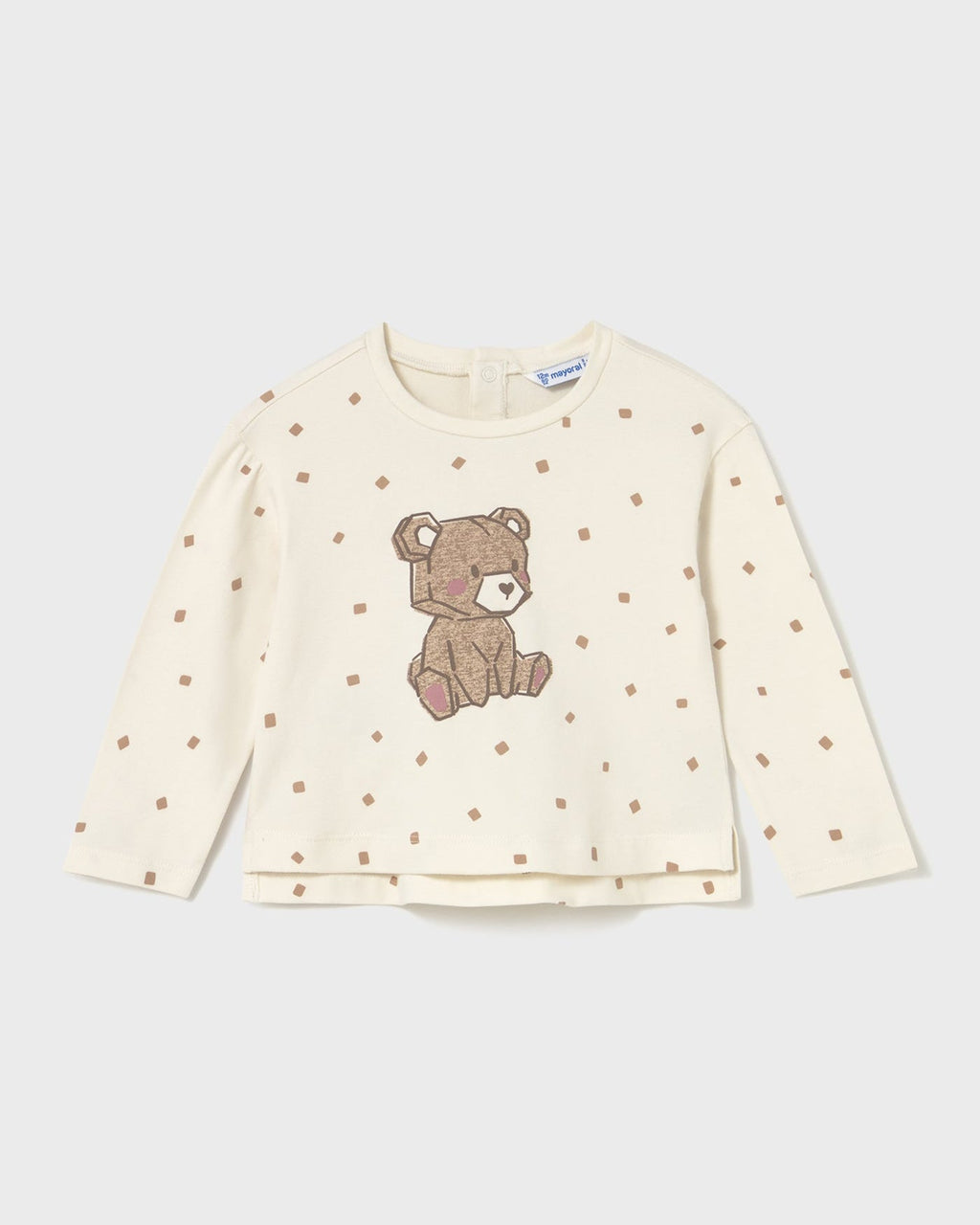 Mayoral Baby Girls Printed Long Sleeve T-Shirt_ 2077 - NorthGirls