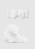 Mayoral Baby Newborn Sock w/ Headband Set_ 9710 - 93 - NorthGirls