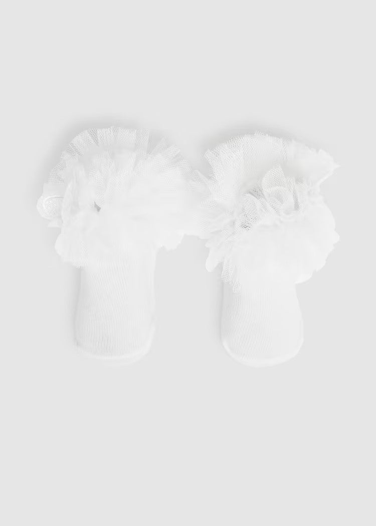Mayoral Baby Newborn Sock w/ Headband Set_ 9710 - 93 - NorthGirls