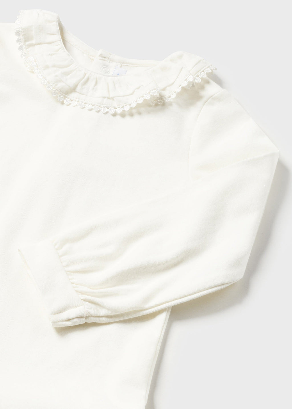 Mayoral Baby Off White Neck Ruffle Bodysuit _125 - 22 - NorthGirls