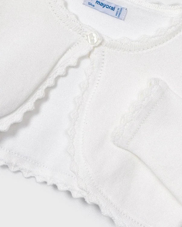 Mayoral Girls Basic Knit Bolero_ 320 - NorthGirls