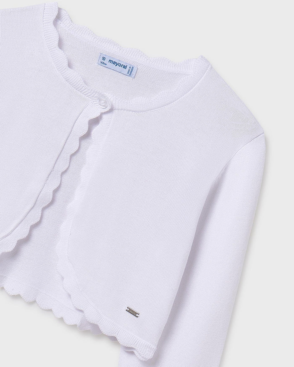 Mayoral Girls Basic Knit Dressy Bolero_ 332 - NorthGirls