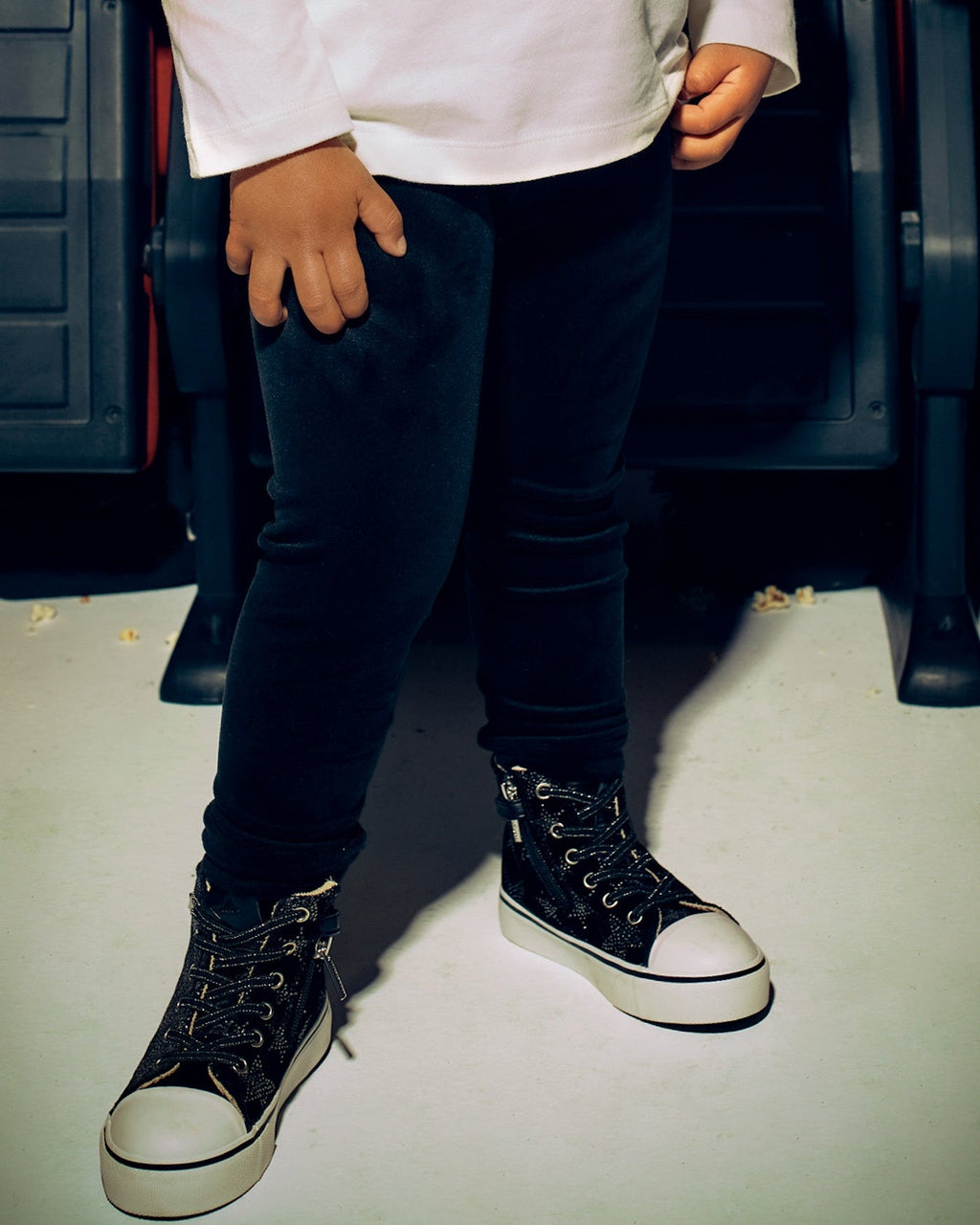 Mayoral Girls Basic Velvet Leggings_ 712 - NorthGirls