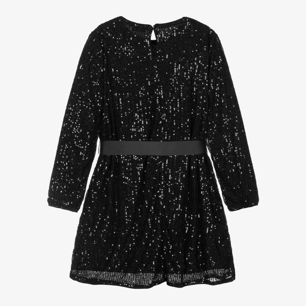 Teen Girl Glittery Sequins Dress