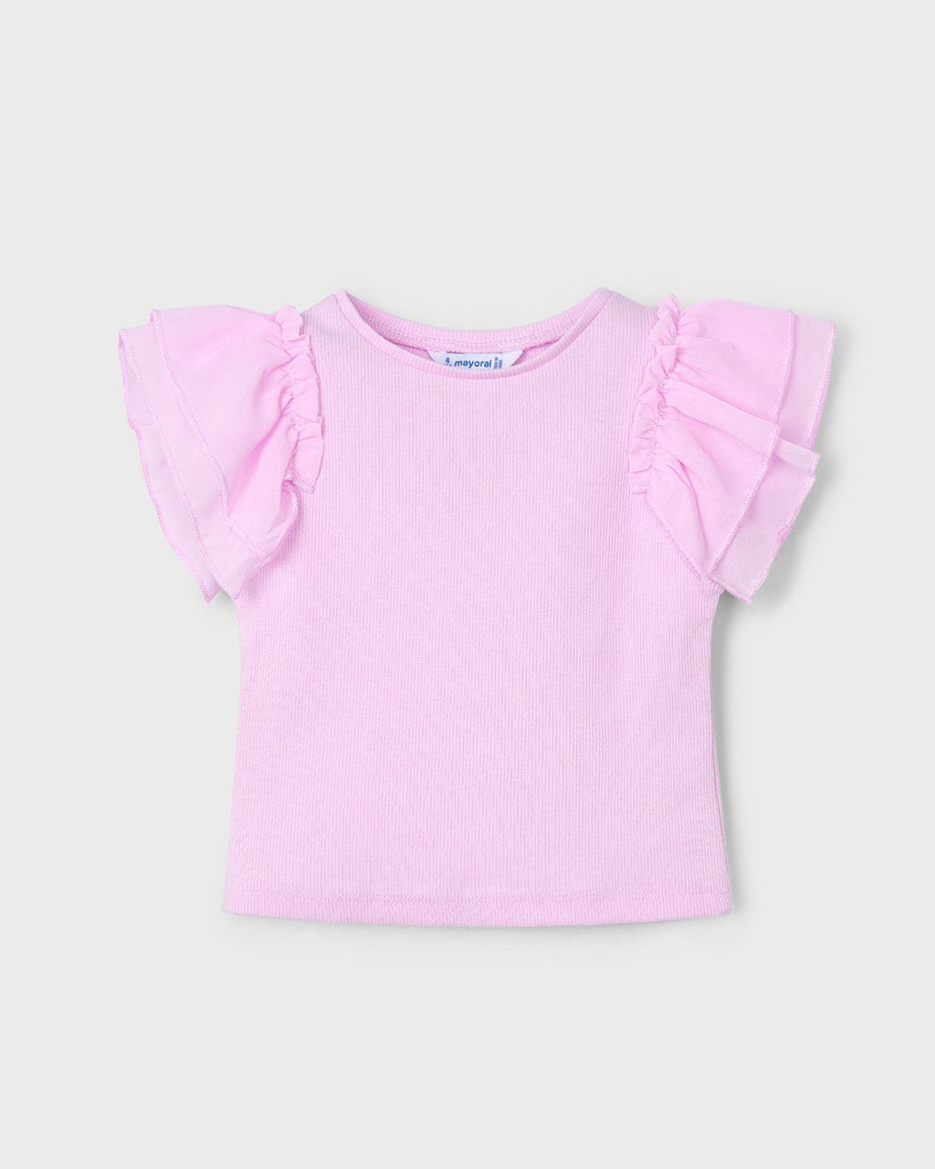 Mayoral Girls Chiffon Capped Sleeve Shirt_ 3013 - NorthGirls