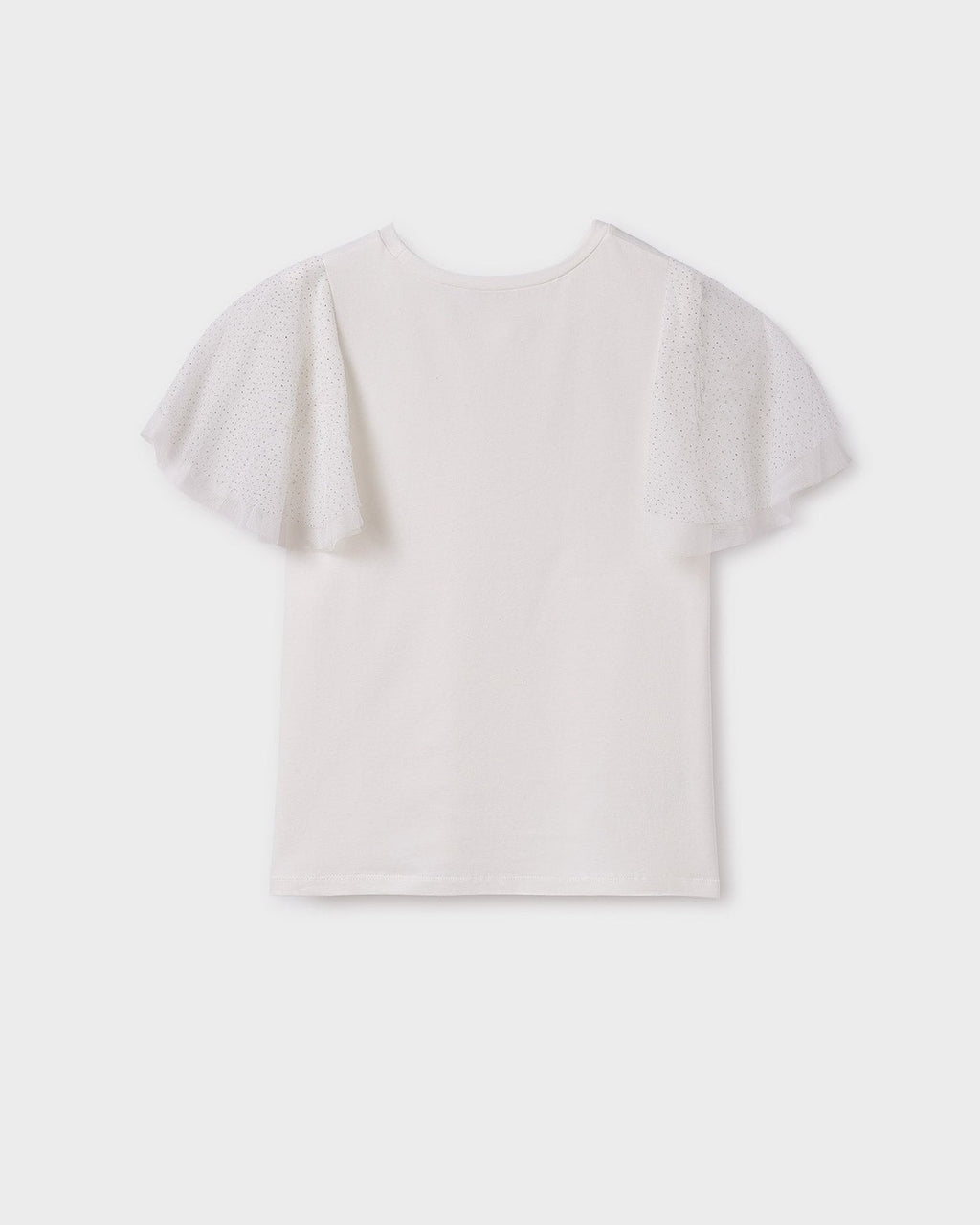 Mayoral Girls Dressy Ruffle Sleeve Blouse_ 6022 - NorthGirls