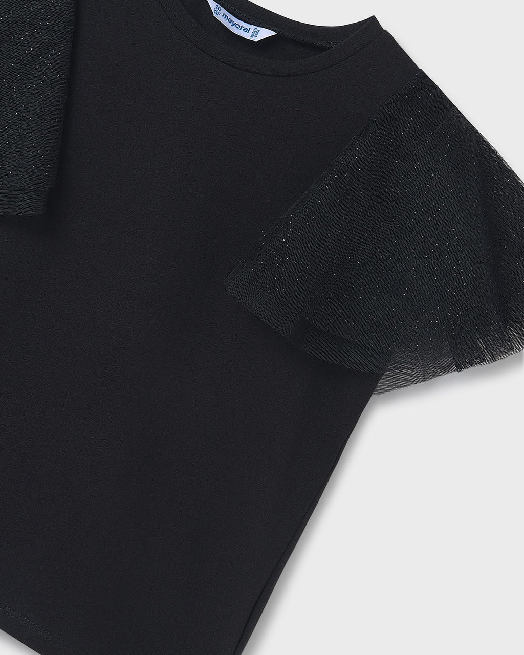 Mayoral Girls Dressy Ruffle Sleeve Blouse_ 6022 - NorthGirls