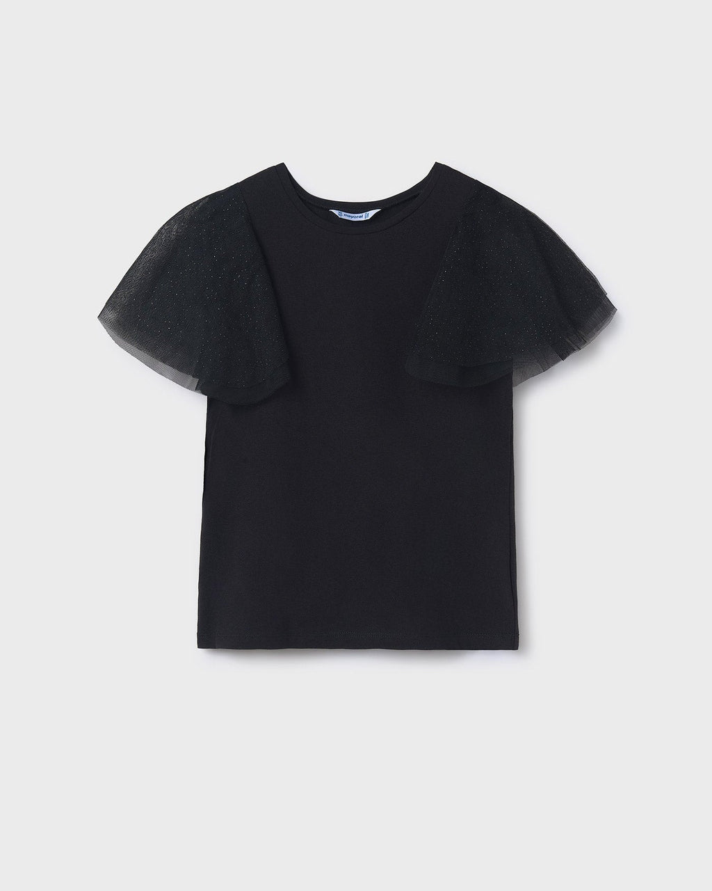 Mayoral Girls Dressy Ruffle Sleeve Blouse_ 6022 - NorthGirls