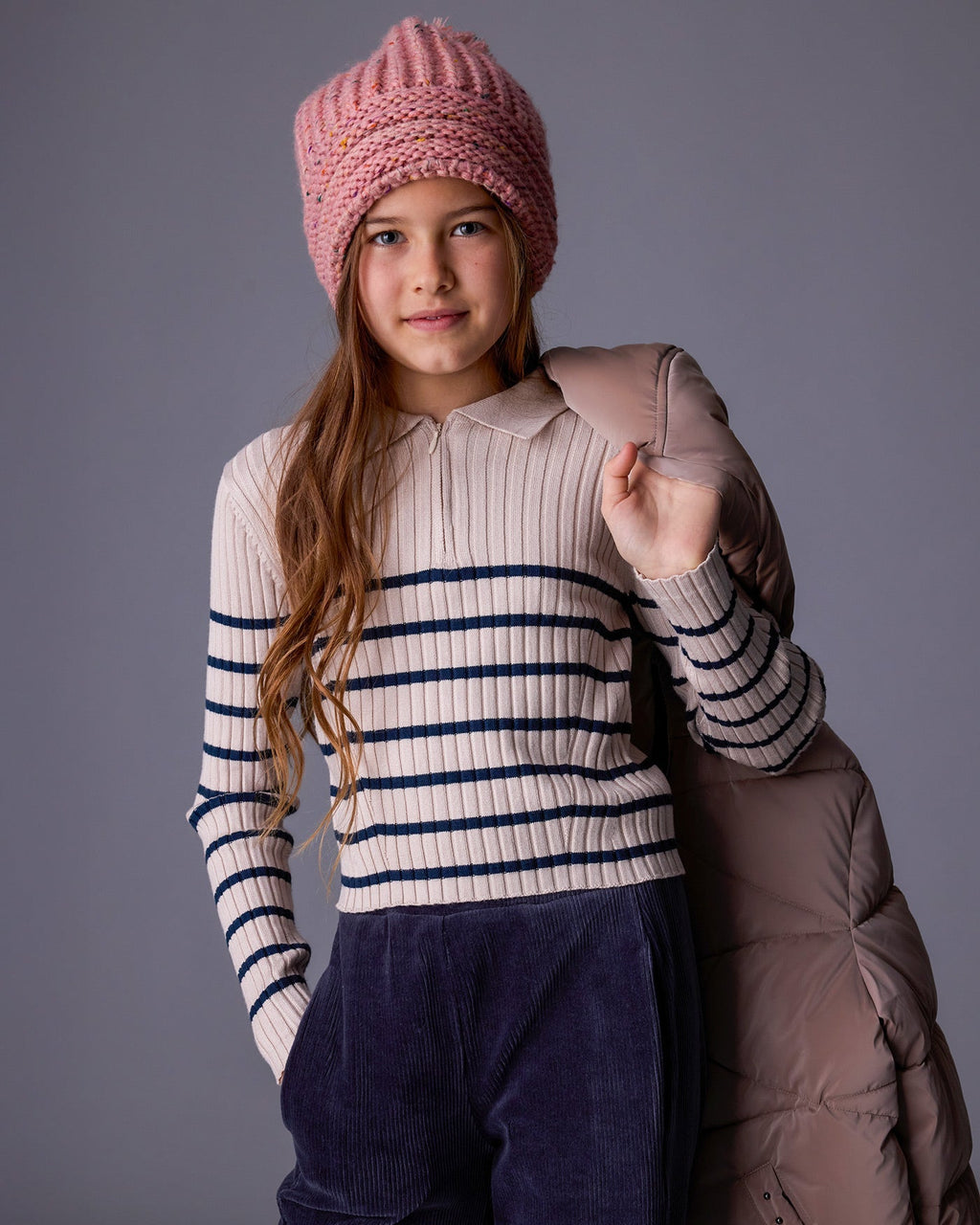 Mayoral Girls Knit Polo_ 7195 - NorthGirls