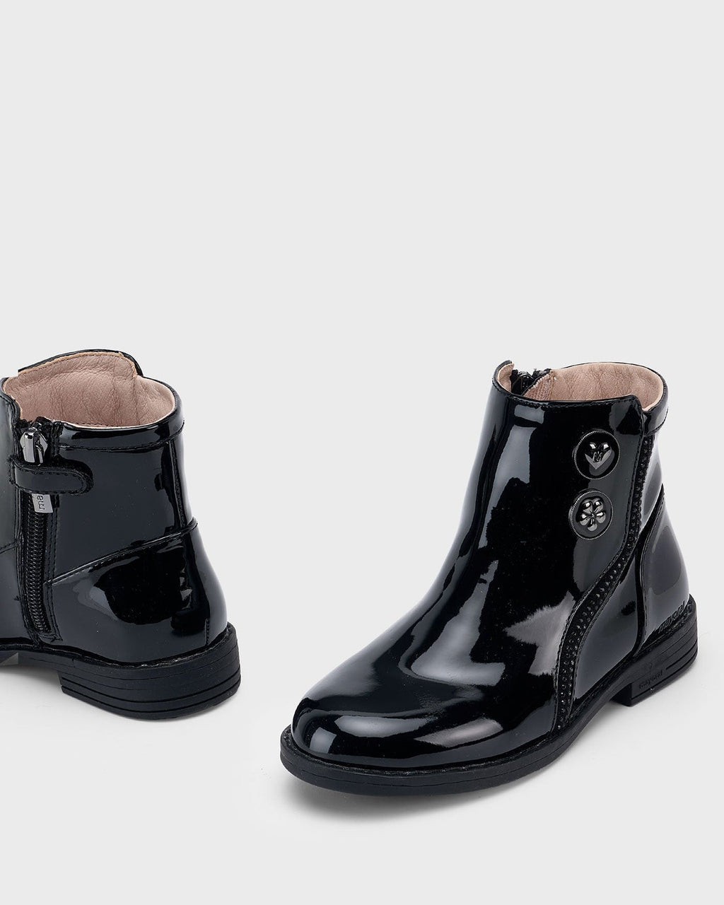 Mayoral girls Patent Leather Booties_ 46562 - NorthGirls