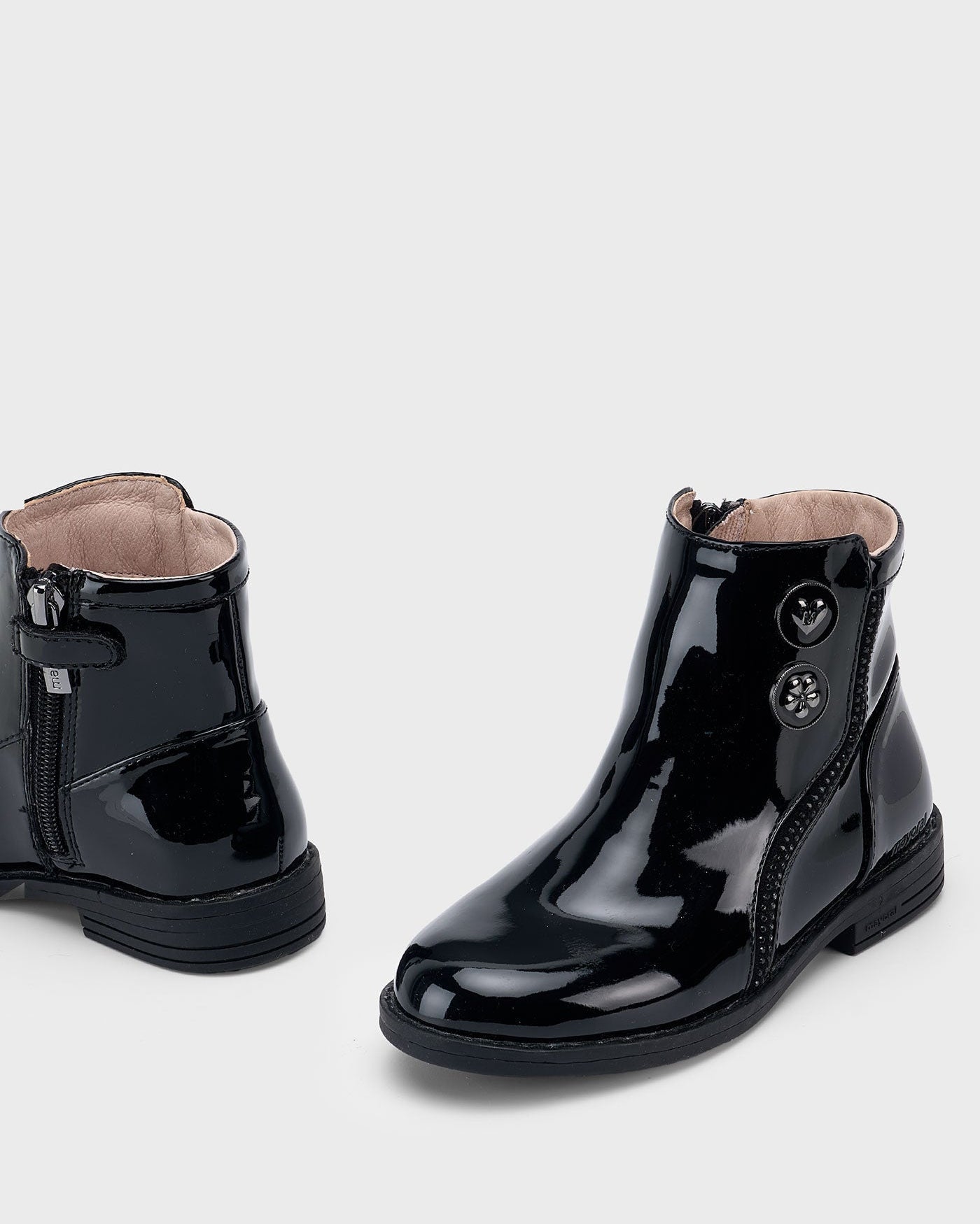 Mayoral girls Patent Leather Booties_ 46562 - NorthGirls