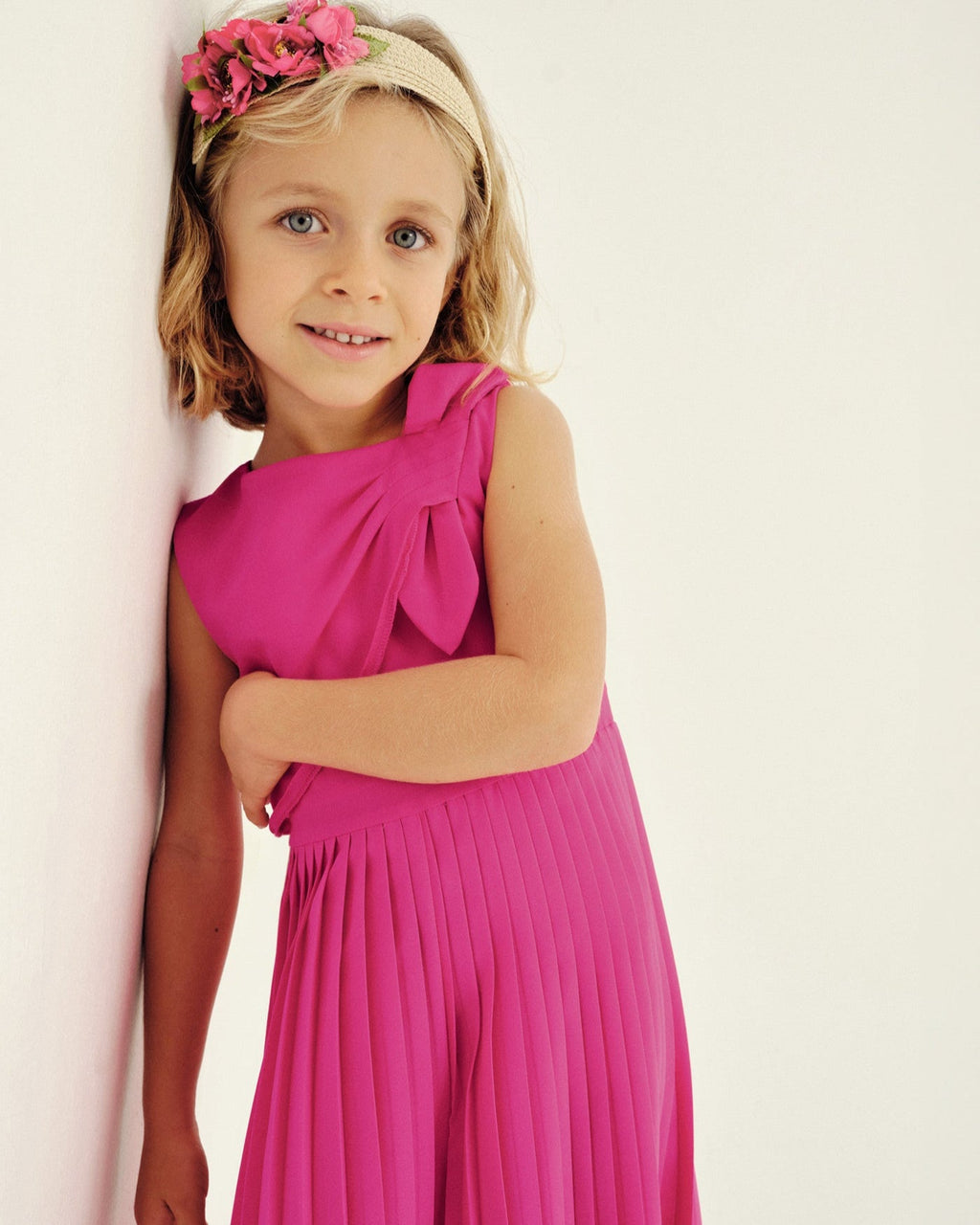 Mayoral Girls Pleated Jumpsuit_ 3872 - NorthGirls